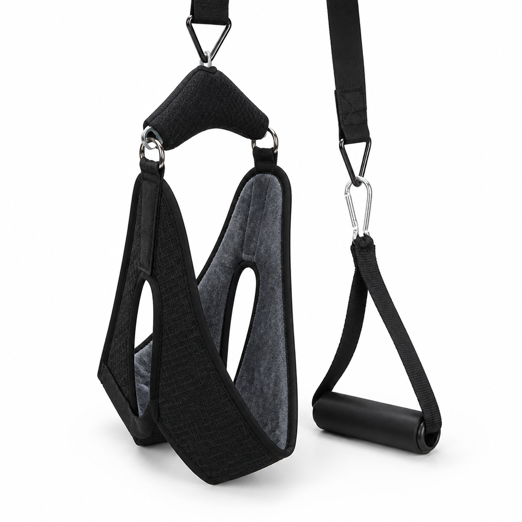 Adjustable Door-Mounted Neck Traction Device