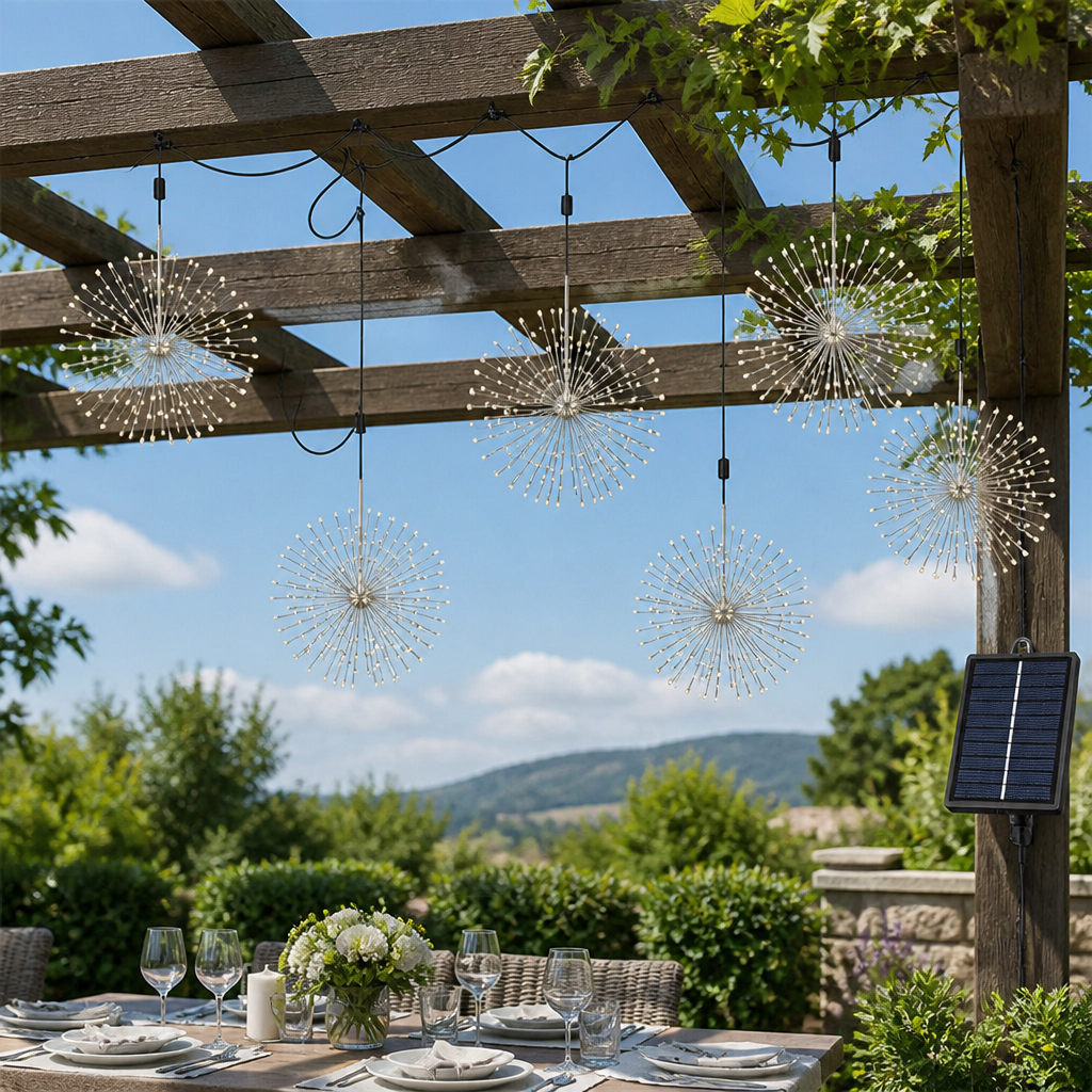LumiFlicker™ Solar Fireworks Lights — Turn Your Nights Into Effortless, All-Weather Magic That Dazzles Every Eye