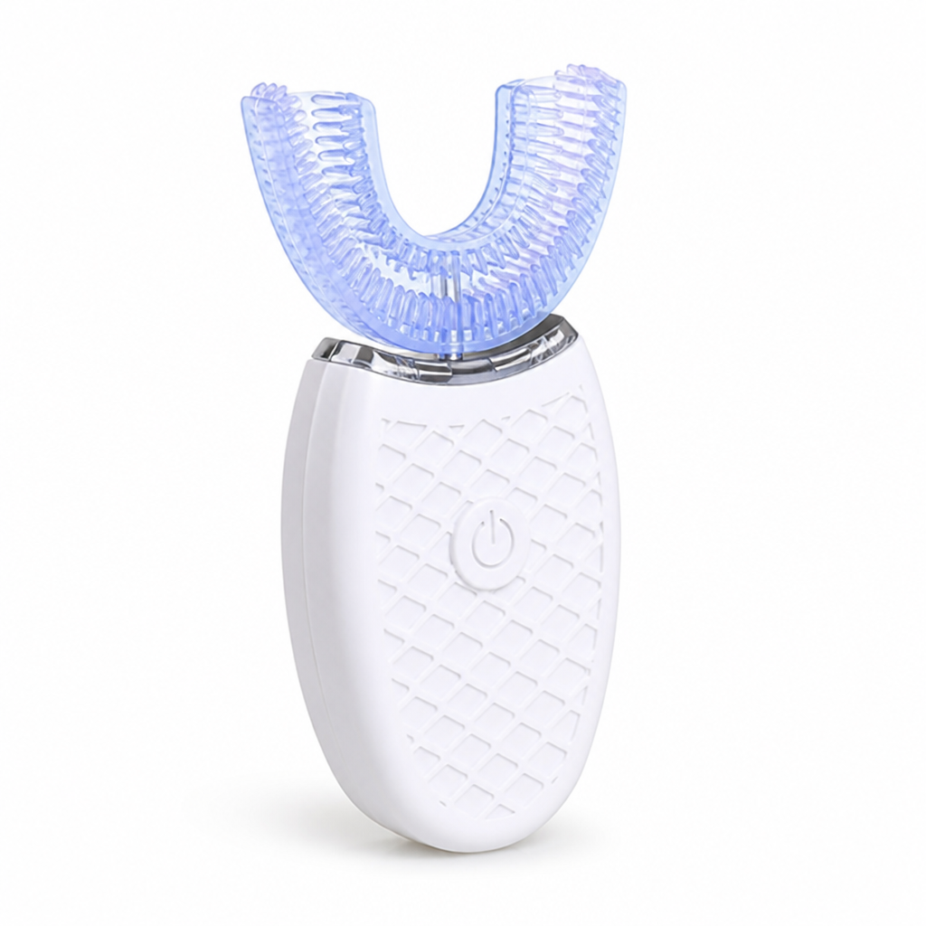 Hands-Free U-Shaped Sonic Toothbrush (Includes 2 Replaceable Heads)