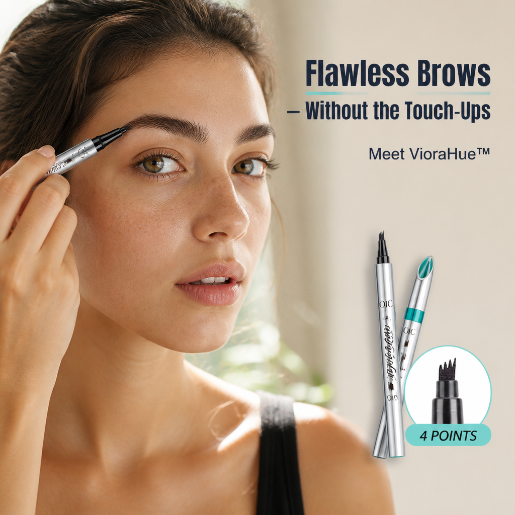 VioraHue™ Precision Brow Pen — Flaunt Naturally Fuller, Unshakable Brows That Own Every Moment