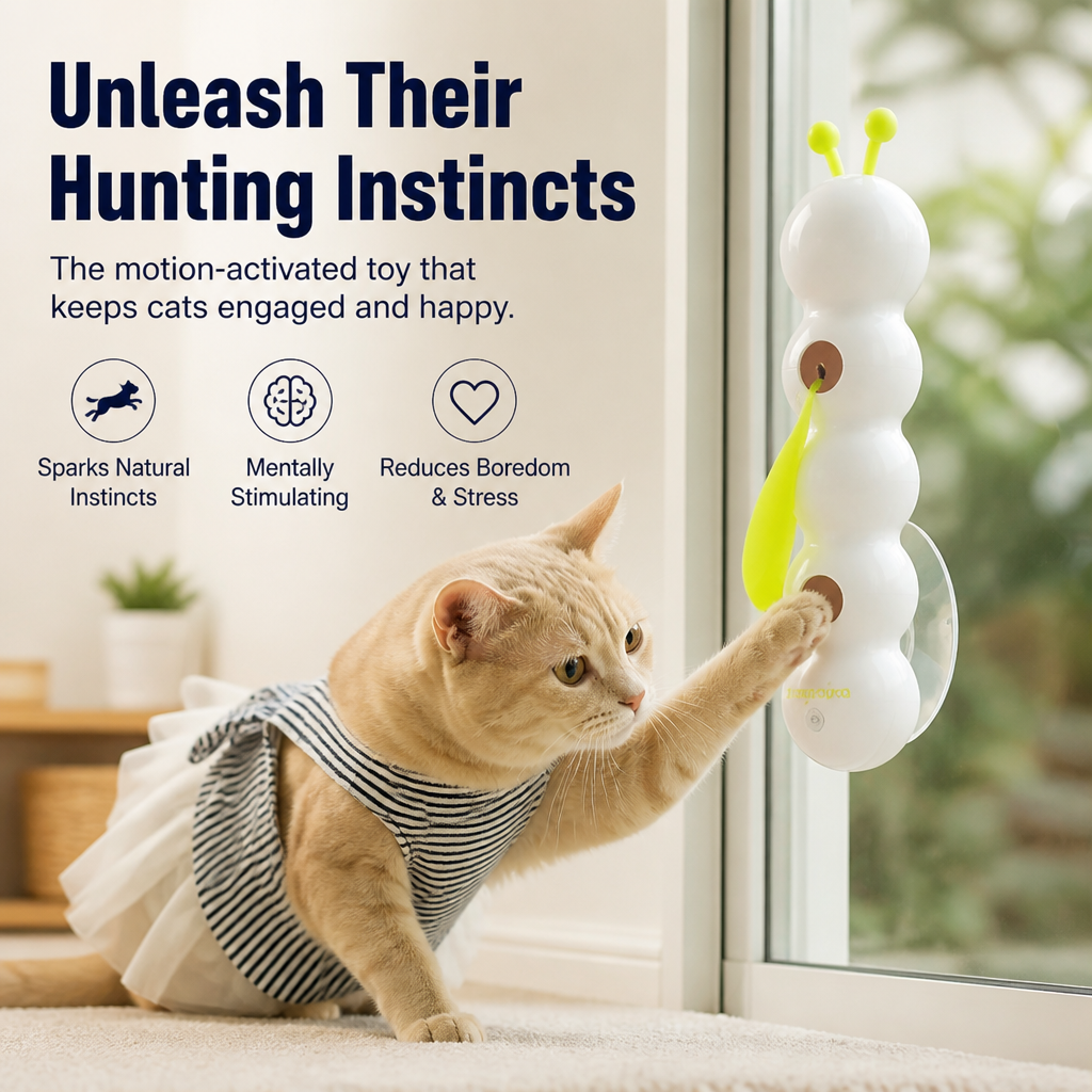 Cat Toy to Stimulate Hunting Instinct and Alleviate Indoor Boredom
