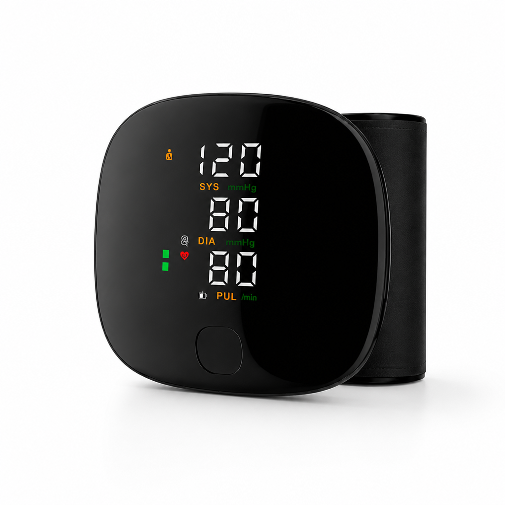 Arrhythmia-Detecting USB-Rechargeable Wrist Blood Pressure Monitor