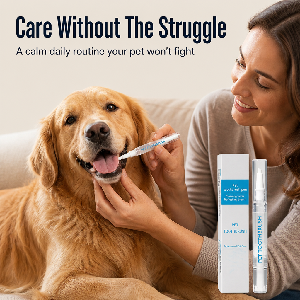 SmilePulse™ — Effortless Daily Care for a Bright Smile and Fresh Breath Your Pet Will Love