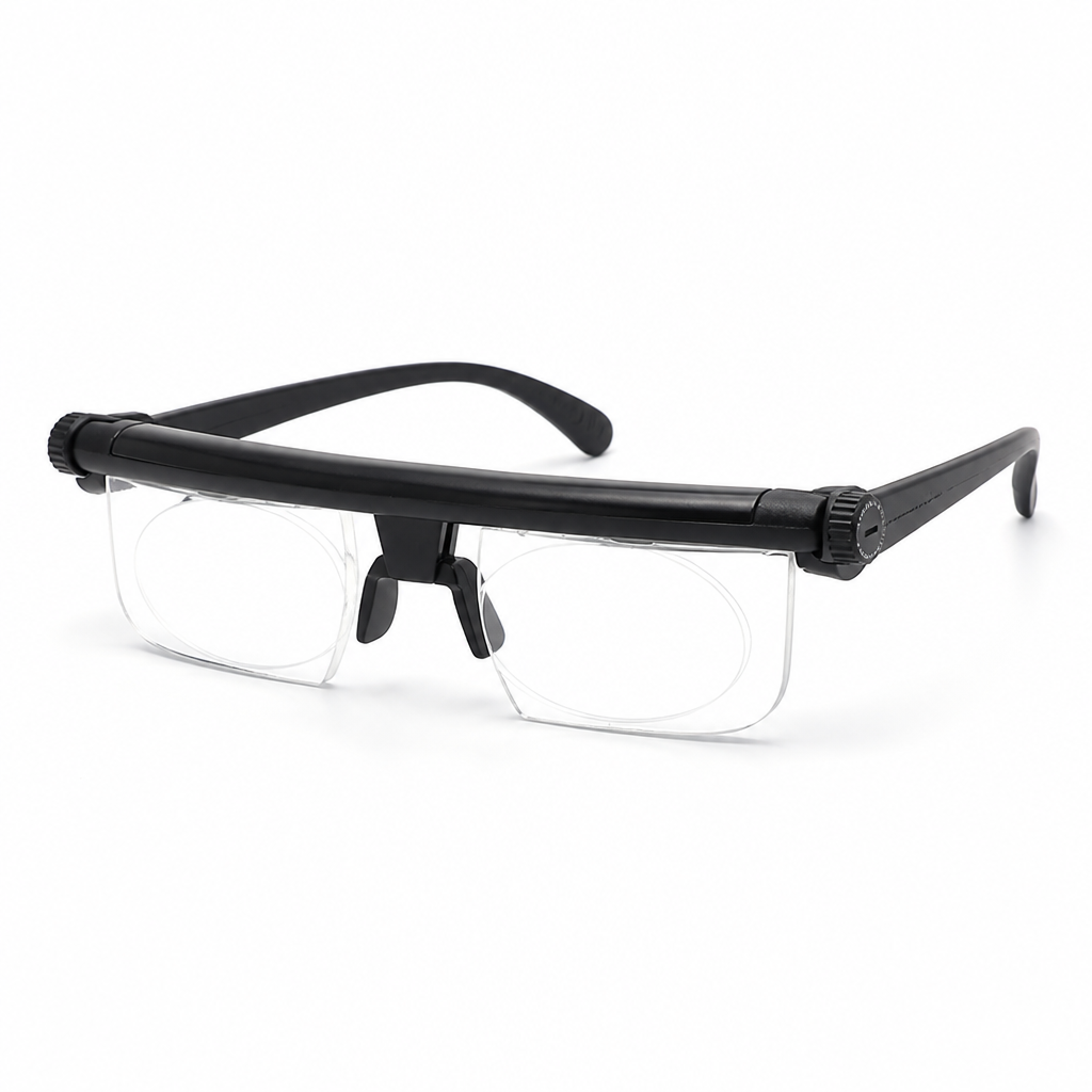 Adjustable Dual-Lens Manual-Focus Glasses