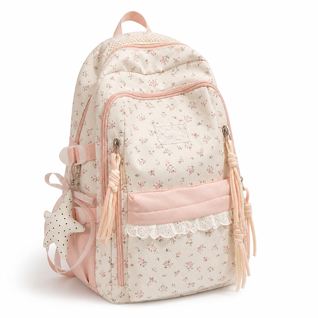 Ultra-Lightweight & Large Capacity Lace Floral Backpack