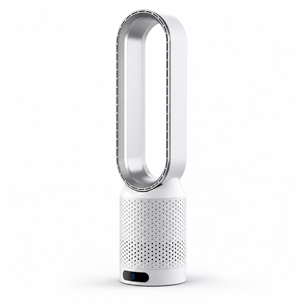 Bladeless Whisper-Quiet 3-in-1 Tower Fan