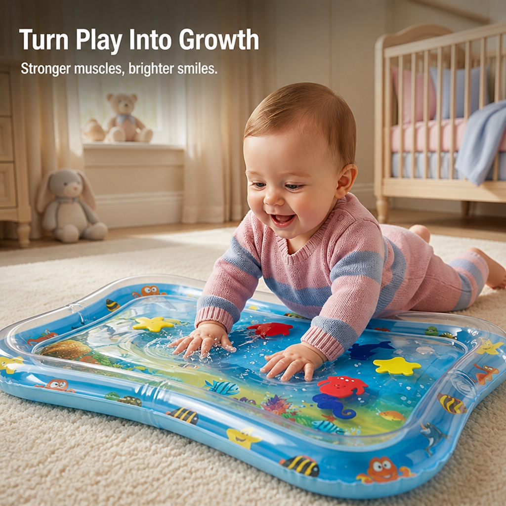 AquaJoy™ — Turn Tummy Time Into Your Baby’s Favorite Muscle-Building Adventure