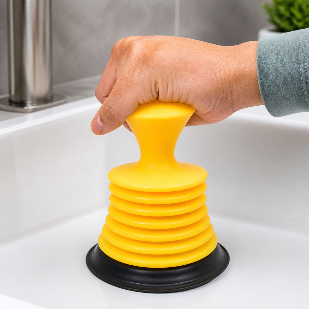 FlowMaster™ Mini Drain Hero — Blast Through Clogs Fast and Regain Control Instantly