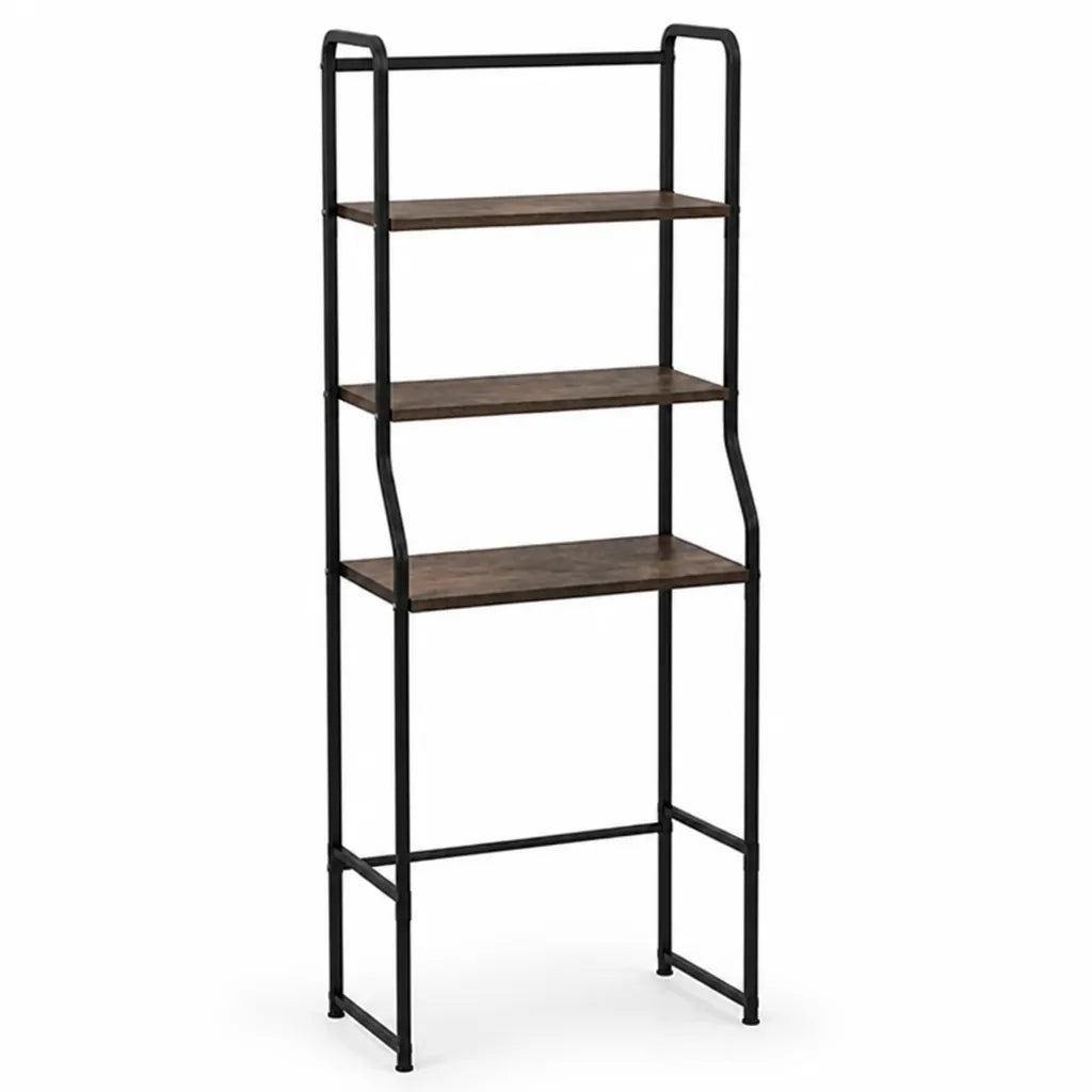 Waterproof Freestanding Open-Frame Over-Toilet Storage Shelf (3-Tier)