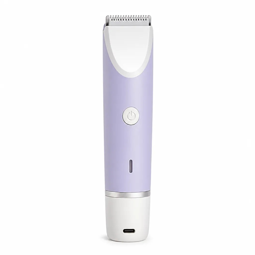 Dual-Precision Waterproof Cordless Rechargeable Women's Body and Facial Trimmer