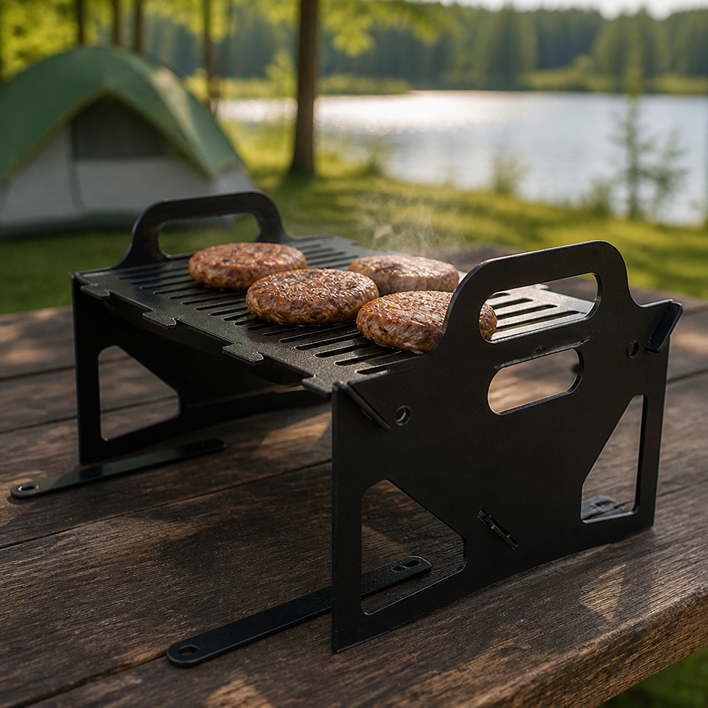 FlexGrill™ — Unlock Effortless, Mouthwatering Grills Anywhere You Go