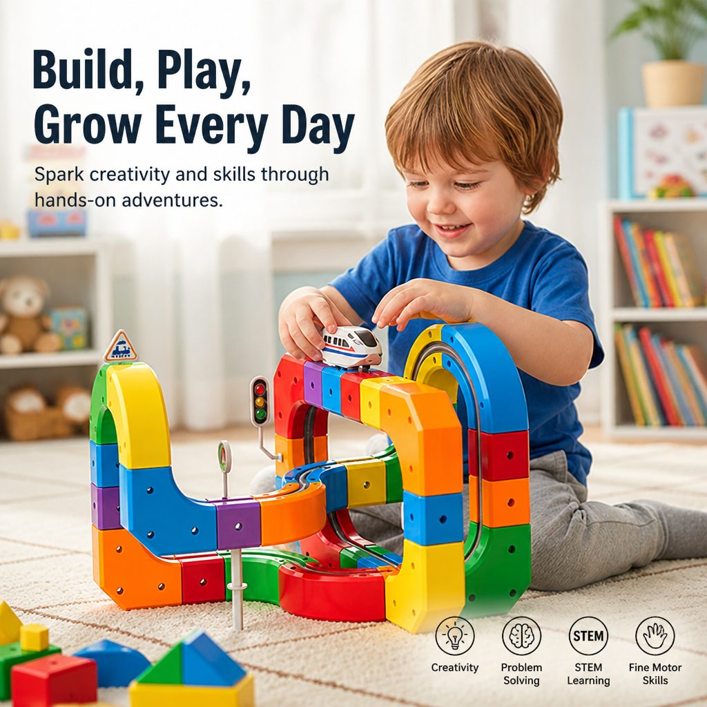 BrightPath™ Track Builder — Ignite Your Child’s Creativity and Unstoppable Love for Learning