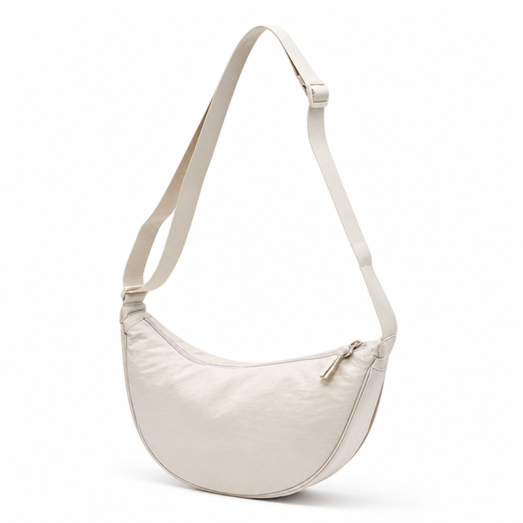 Lightweight Splash-Proof Nylon Crescent Shoulder Bag