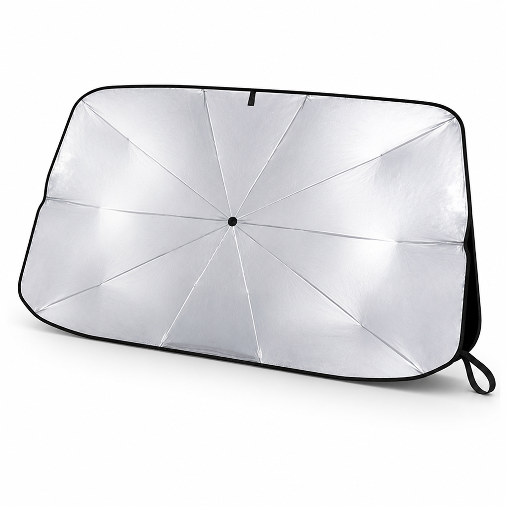 Reflective Aluminum Quick-Open Windshield Sunshade