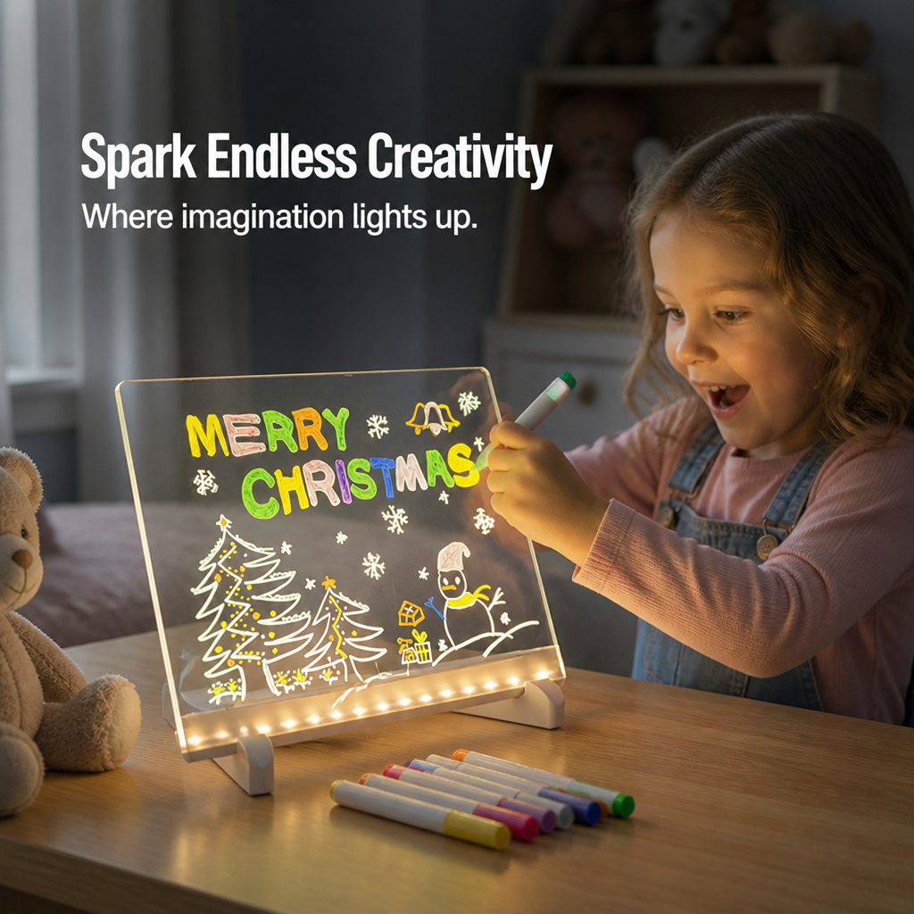 GlowSpark™ — Ignite Your Child’s Creativity with a Mesmerizing, Endless Glow