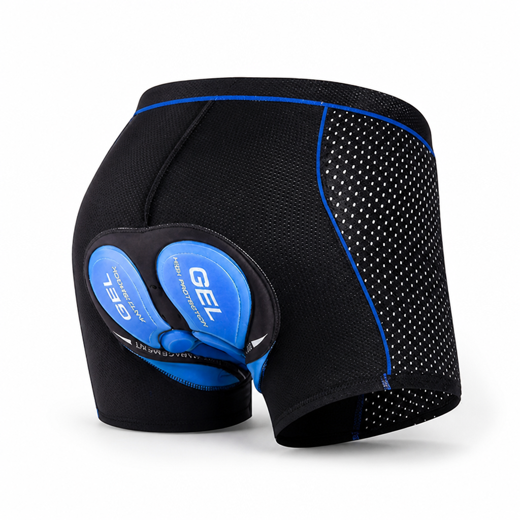 Gel-Padded Breathable Moisture-Wicking Cycling Shorts (Unisex)