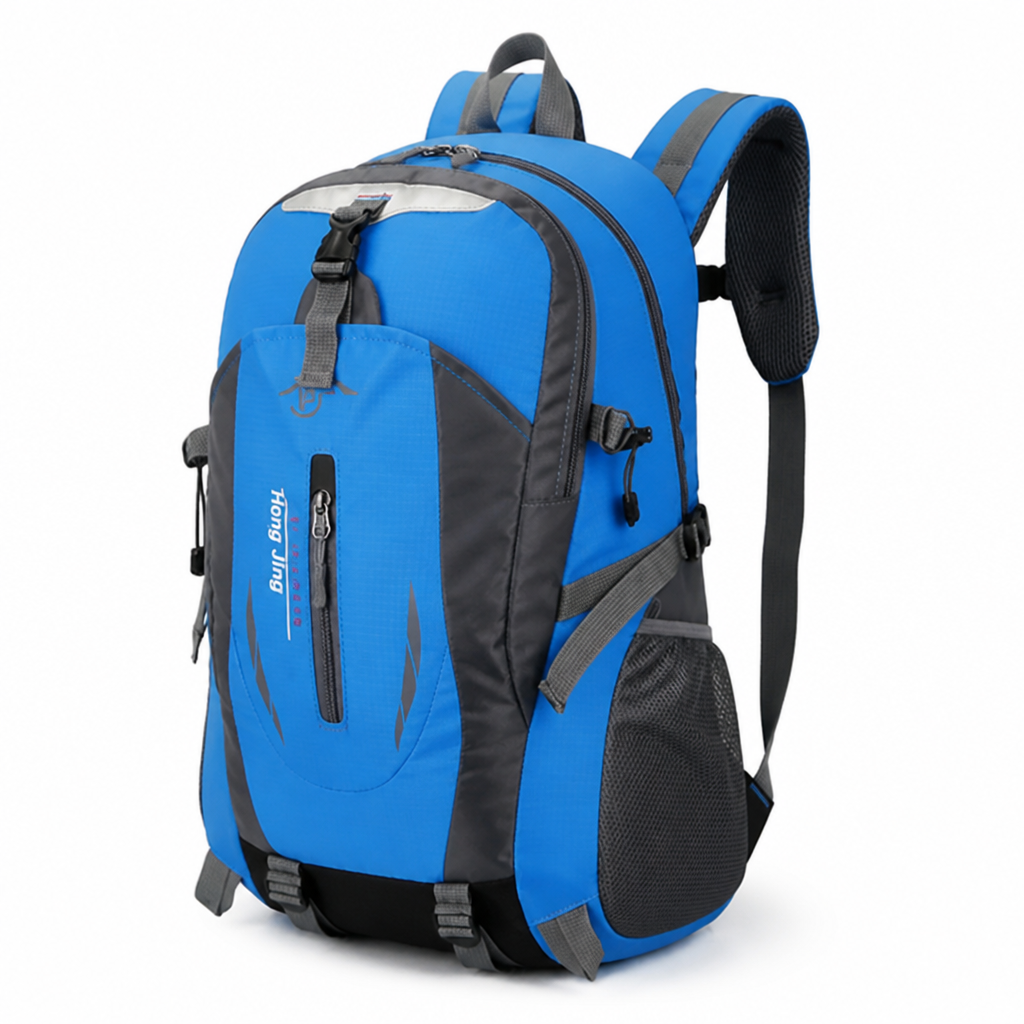 Water-Resistant Multi-Compartment Travel Backpack