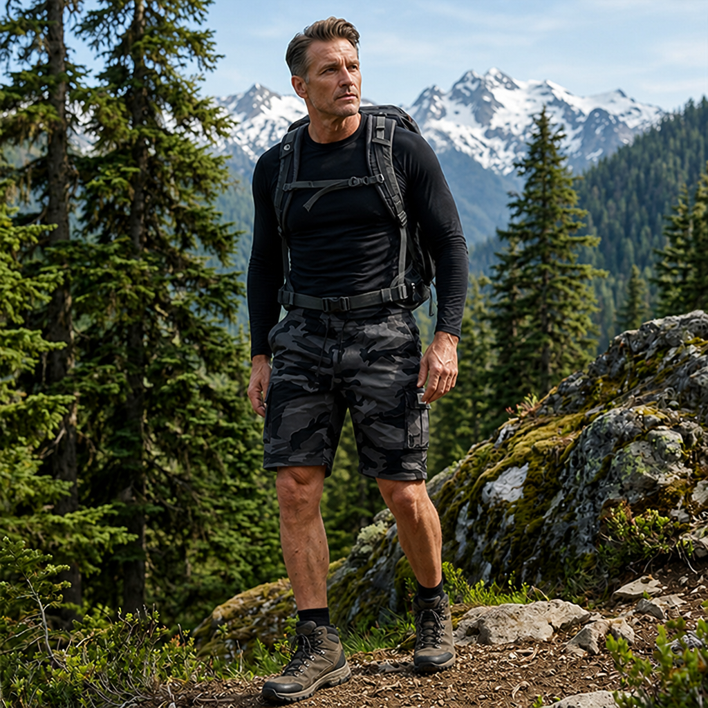 DefiantEdge™ Tactical Cargo Shorts — Conquer Every Move with Rugged Comfort and Smart Storage