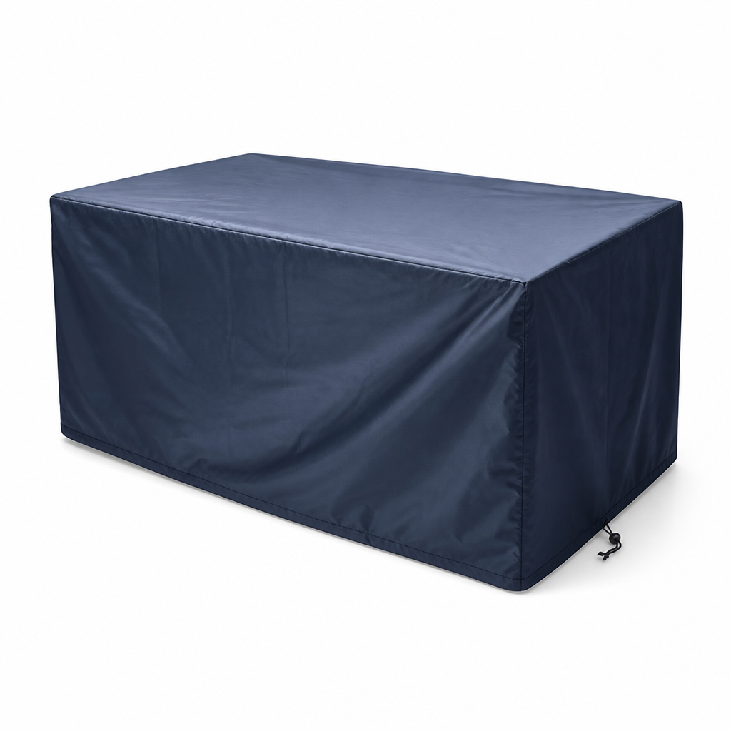 Water-Repellent Silver-Lined Outdoor Furniture Cover (Drawstring Base)