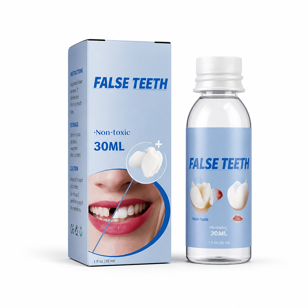 Adjustable & Lightweight Costume Dentures (2-Pack)