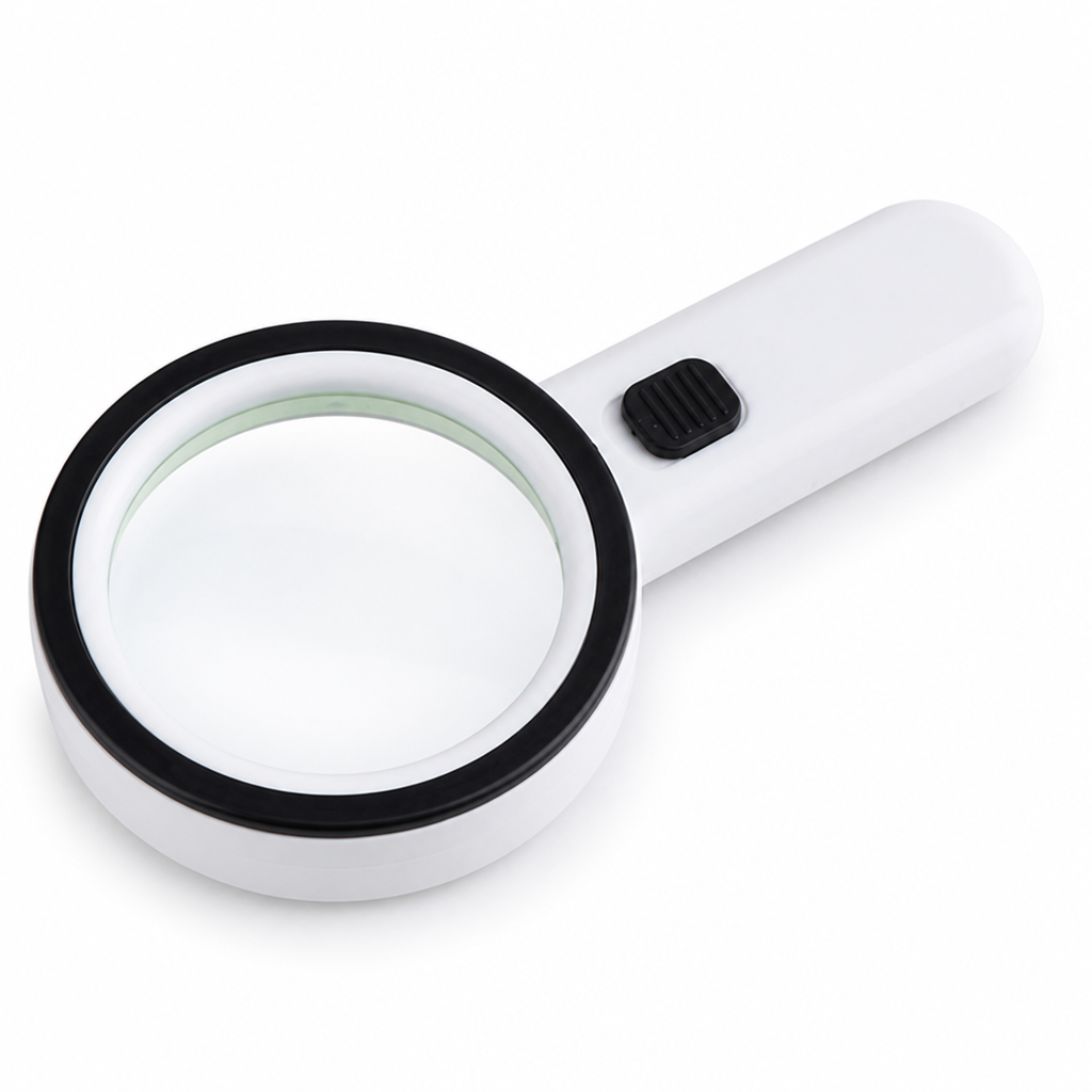 30x Optical LED Handheld Magnifying Glass