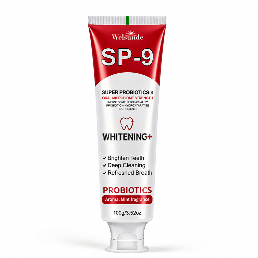 Enamel-Safe Probiotic & Hydroxyapatite Whitening Toothpaste