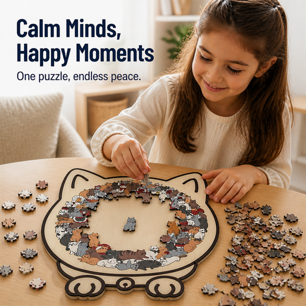 SereniPaws™ — Melt Stress Away with Every Touch of Calm, Cat-Shaped Artistry