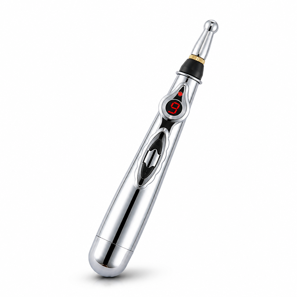 Needle-Free Electronic Acupuncture Pen (Interchangeable Heads)