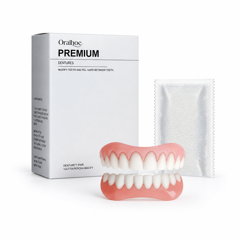 Natural-Looking Soft Temporary Veneers (2-Pack)
