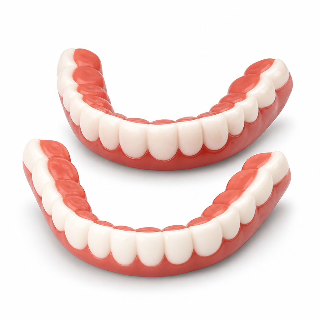 Natural-Looking Comfortable Reusable Full Dentures
