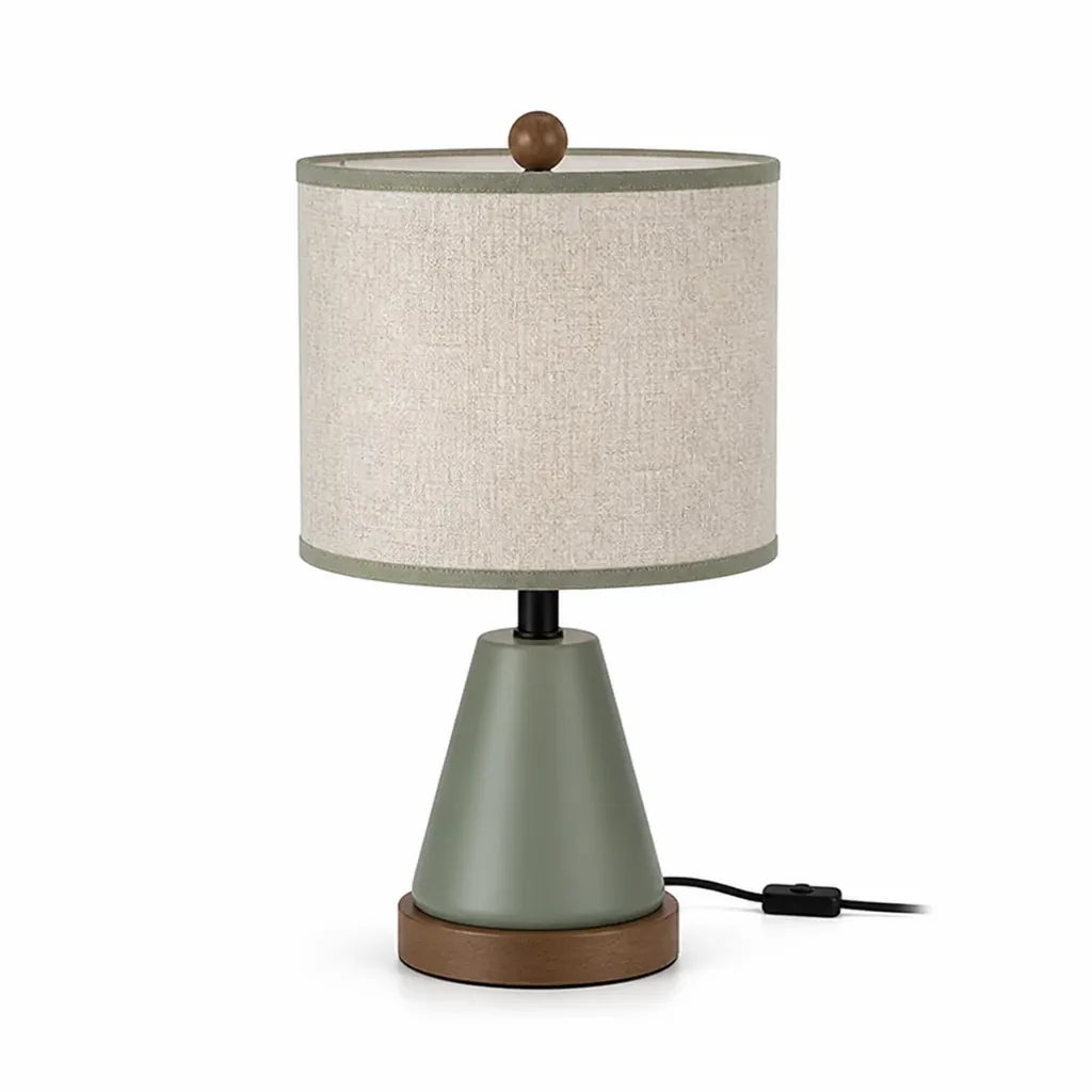 Smoked Glass E14 Socket Table Lamp (19.7-Inch)