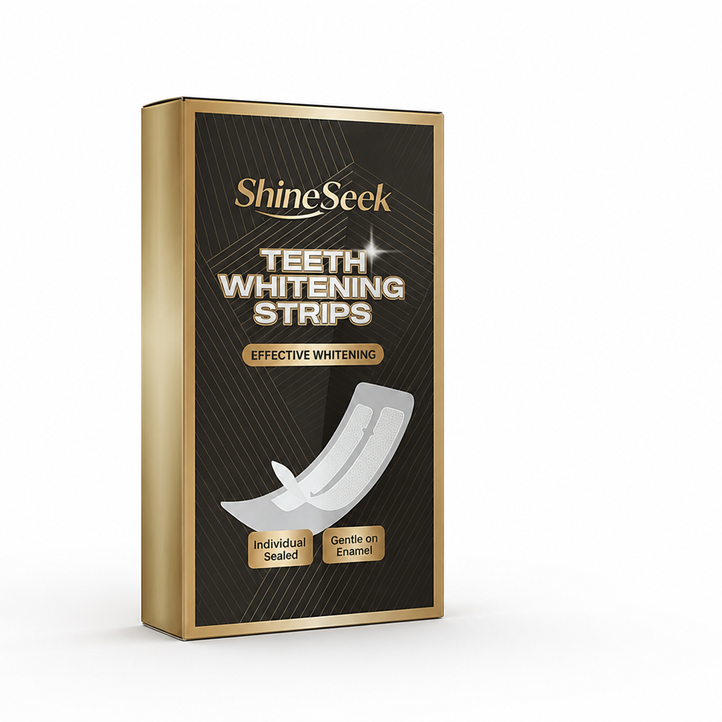 Anti-Slip PAP+ & Peroxide-Free Teeth Whitening Strips (28 Pairs)