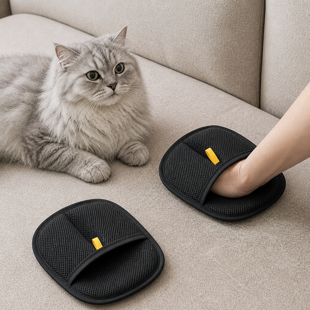 GlidePet™ Gloves — Swiftly Zap Pet Hair and Revel in a Spotless, Stress-Free Home