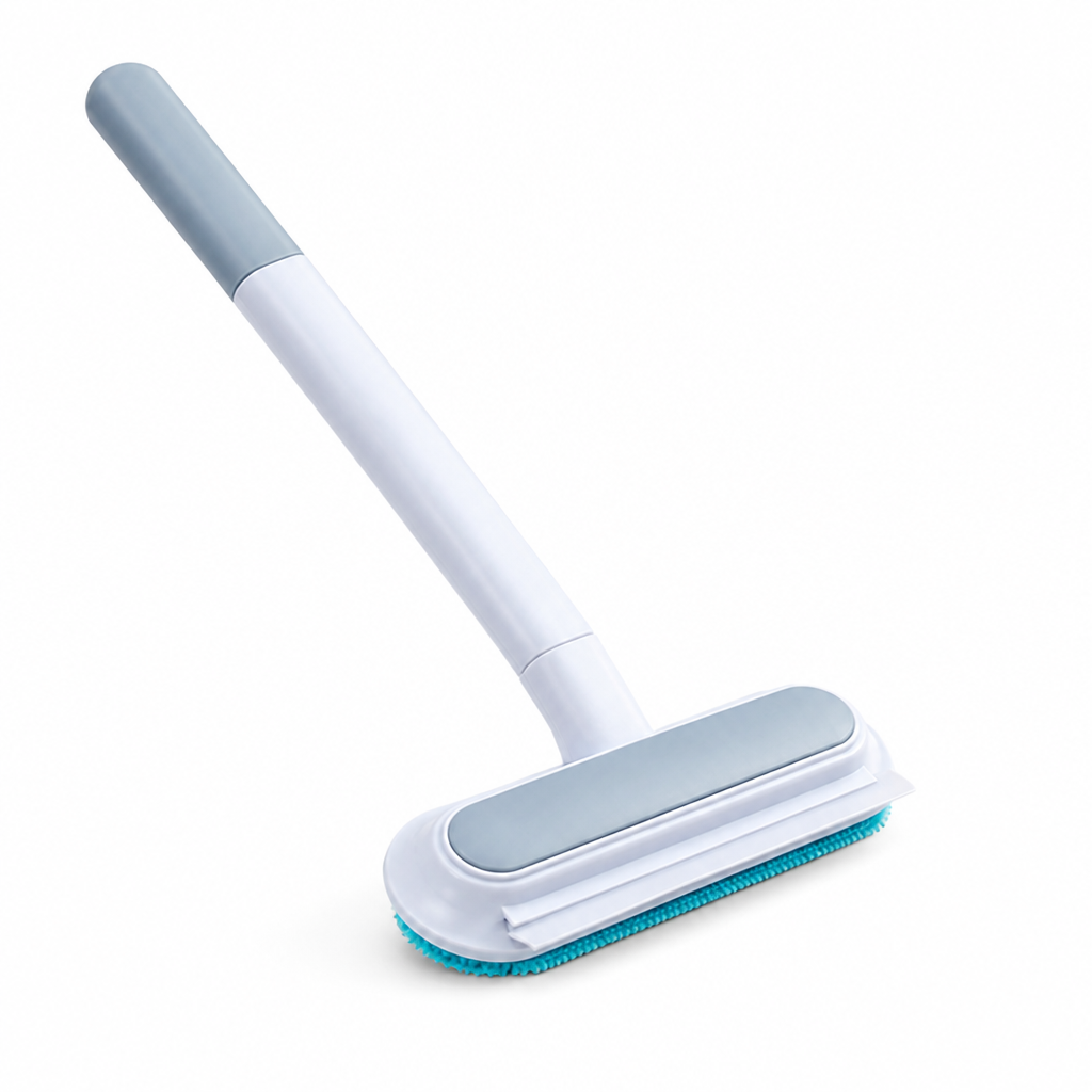 3-in-1 Reusable Sturdy-Bristle Pet Hair Remover (For Carpets & Rugs)