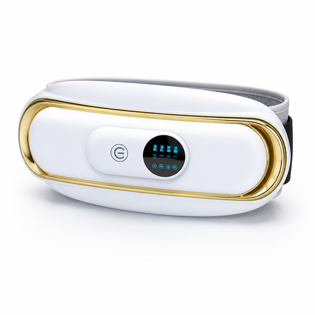 High-Frequency Vibration & Heat Waist Massager Belt (USB Rechargeable)