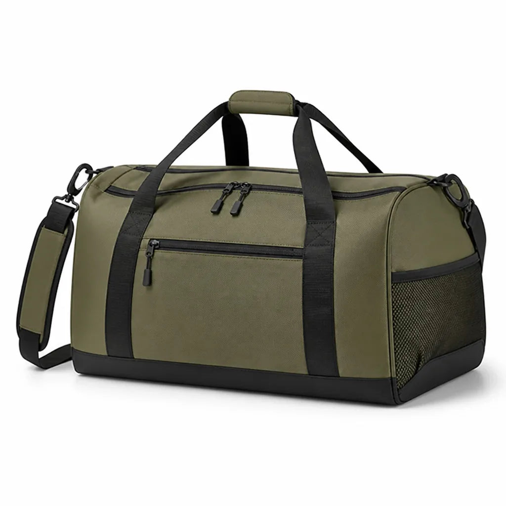 Lightweight Multi-Pocket Sports and Travel Bag (Adjustable Padded Shoulder Strap)