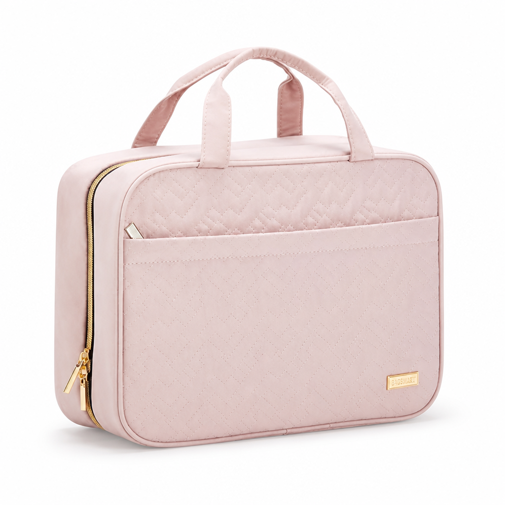 Multiple-Compartment Hanging Toiletry Organizer