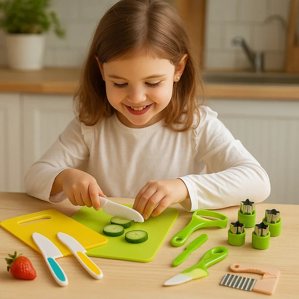 CuddleSlice™ Kitchen Set — Ignite Your Child’s Confidence and Joy in Every Safe Slice