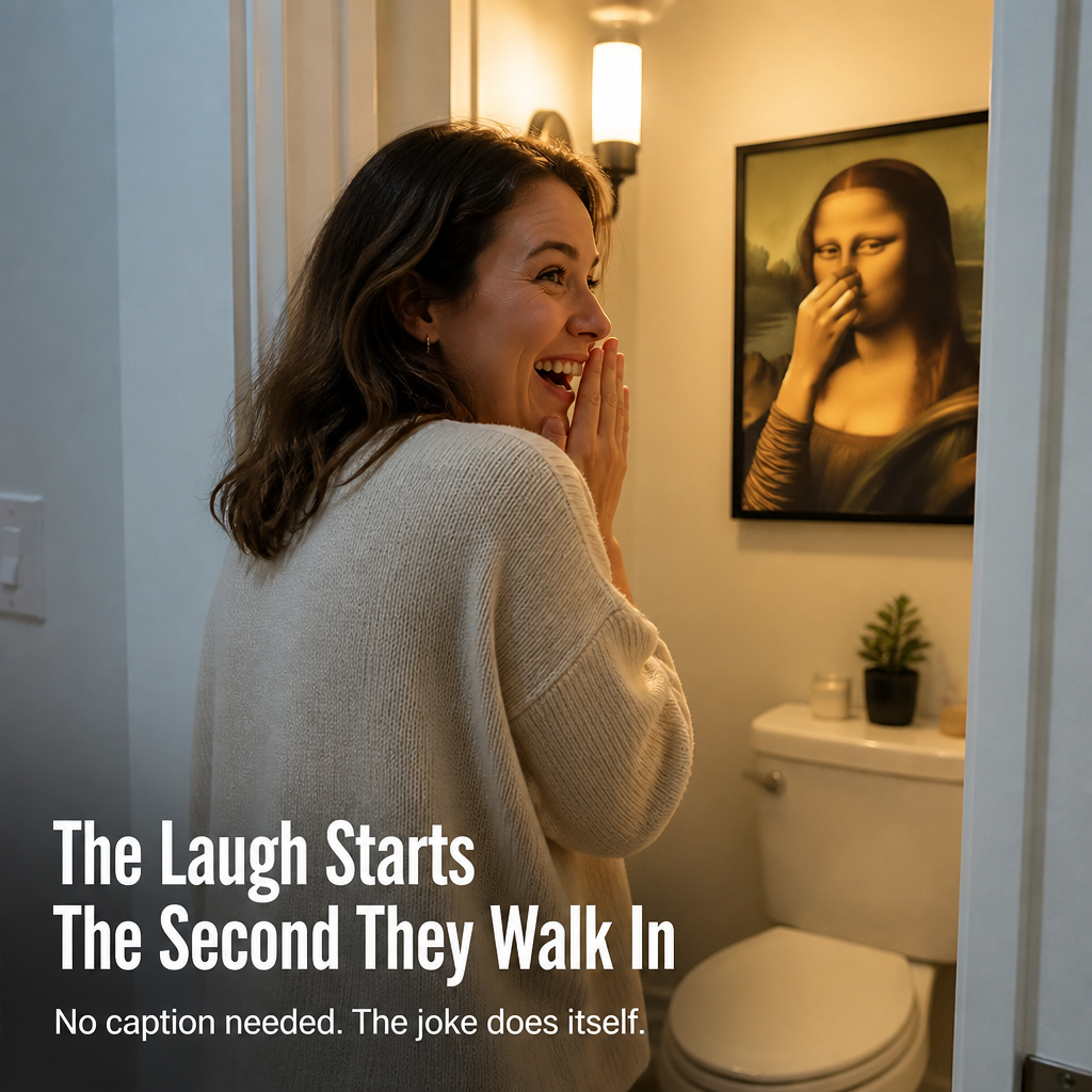 LaughVibe™ — Hang The Bathroom Gag Your Guests Can’t Stop Chatting About