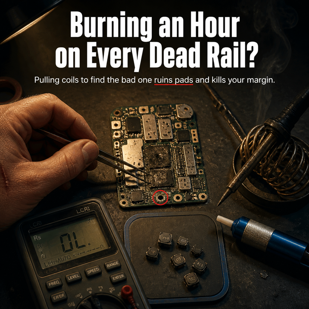 CircuitSense™ — Detect Dead Inductors Instantly Without Touching a Soldering Iron