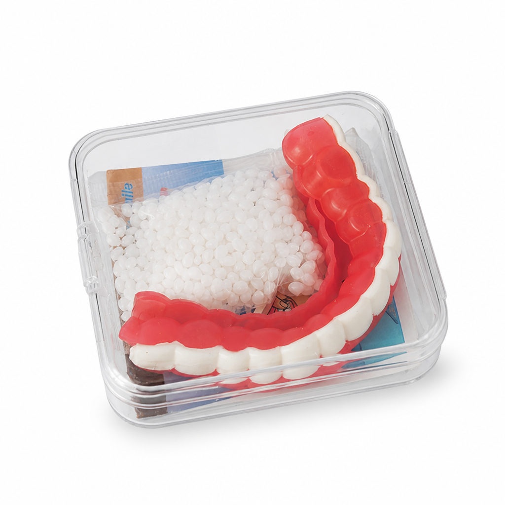 Natural-Looking Lightweight Removable Dentures (Upper & Lower Set)