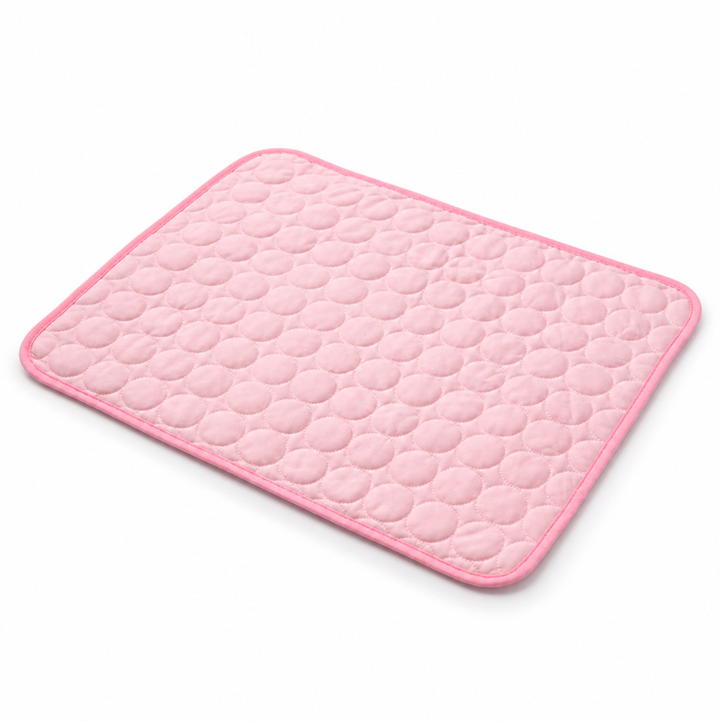 Rapid Self-Cooling Plush Pet Cooling Mat