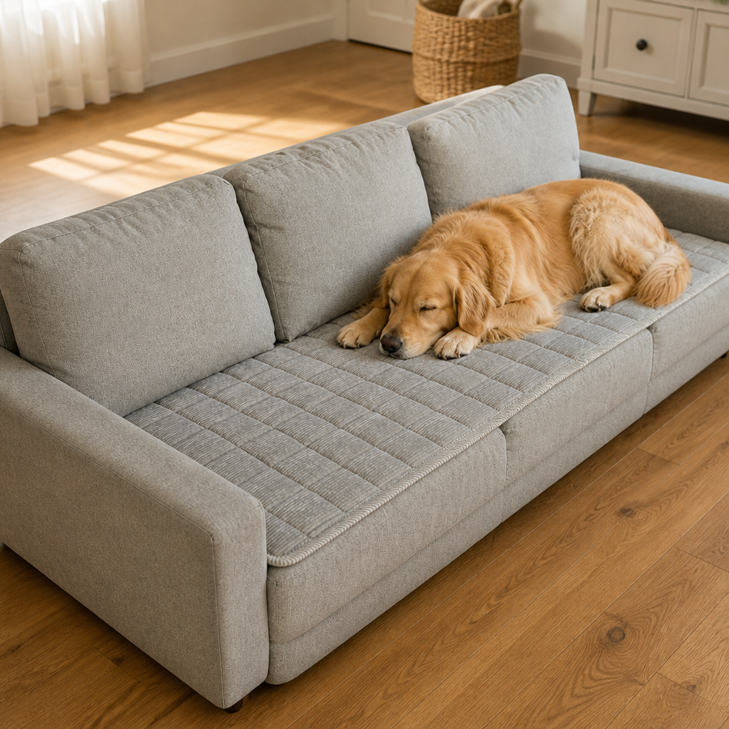 FurHaven™ Shield — Keep Your Sofa Pristine and Your Pup Blissfully Cozy