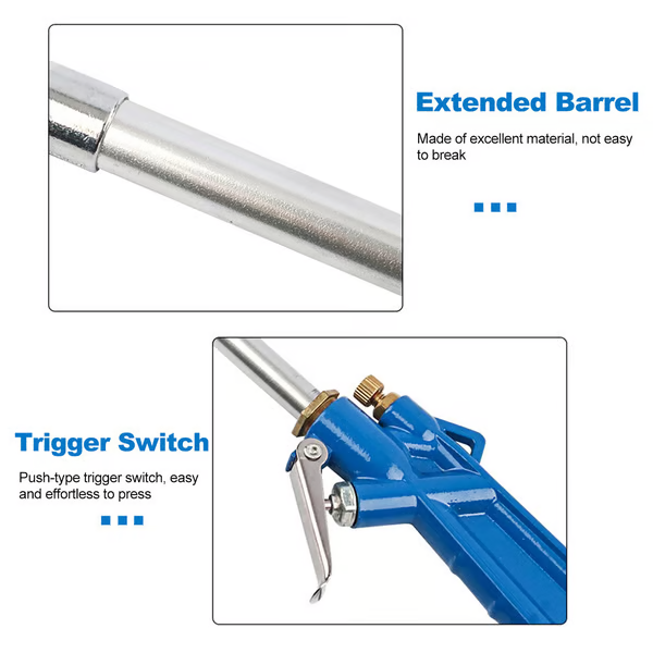 Metal Tube Air Blower – Accurate Cleaning Tool for Workshop Use