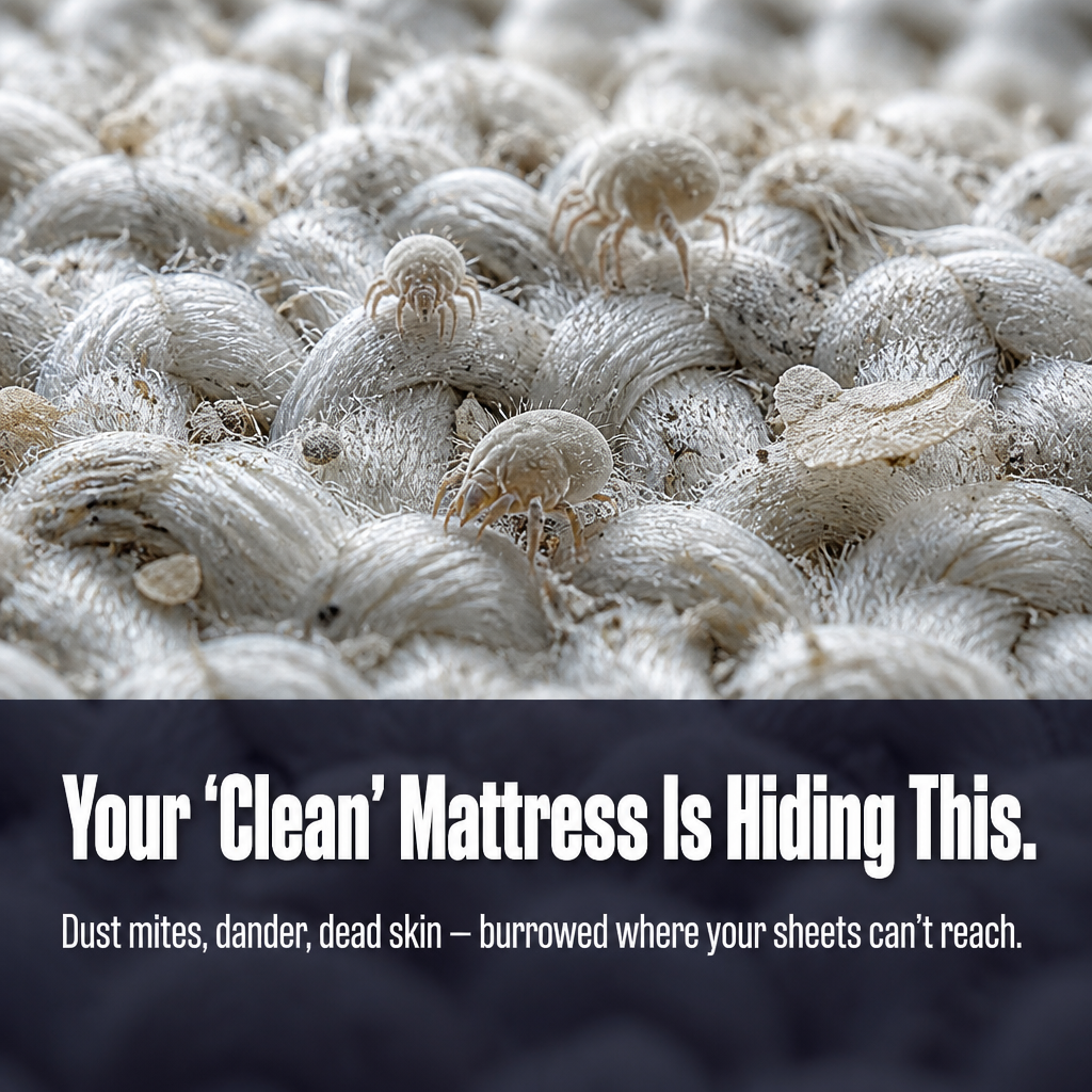 PureRest™ Pro Mattress Cleaner — Extract Dust Mites from Your Mattress for Allergy-Free Sleep