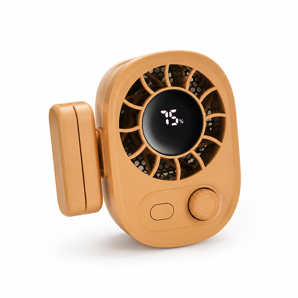360° Rotating USB-Rechargeable Clip-On Fan