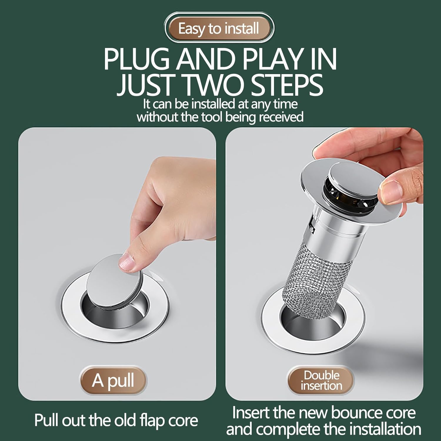FlowGuard™ — Enjoy a Clog-Free Sink and Protect Your Valuables Effortlessly