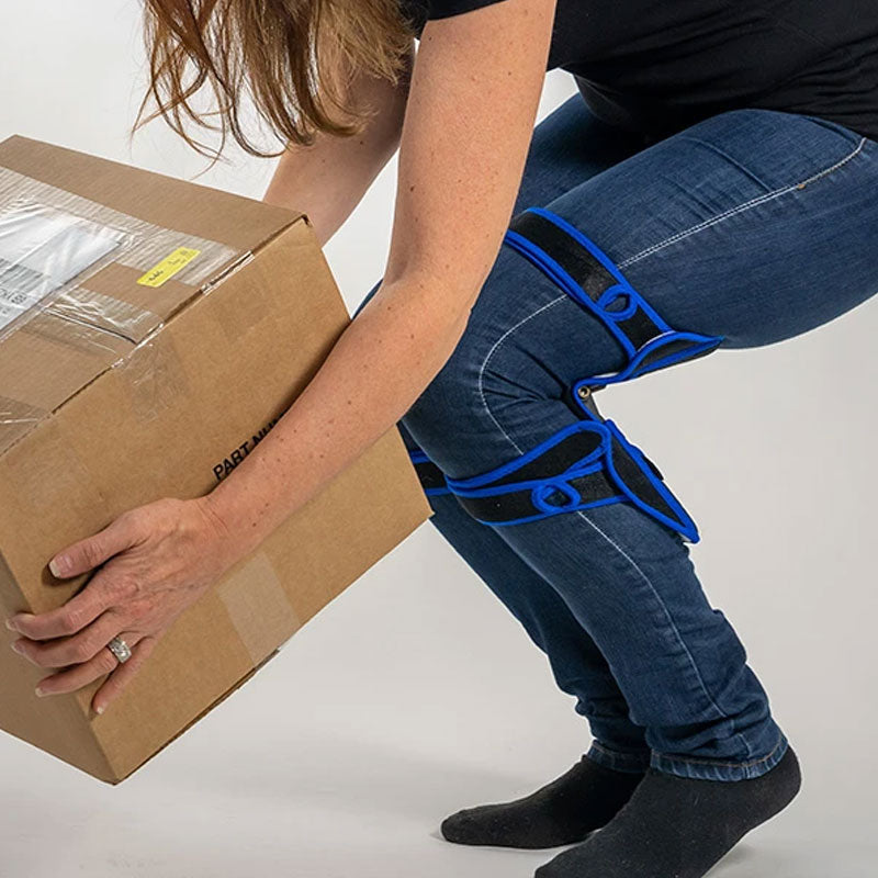 Stabilizing Knee Support with Spring-Loaded Mechanism