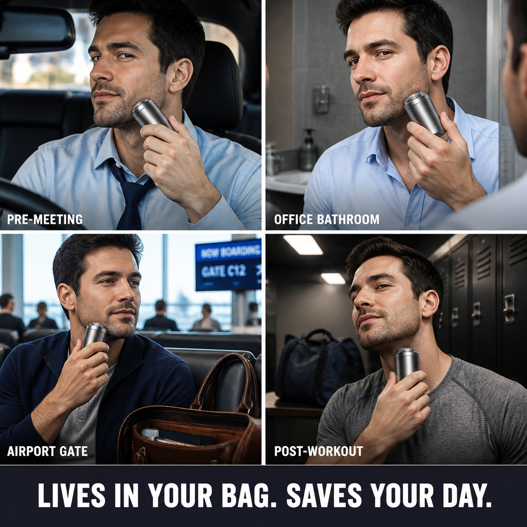 VersaSmooth™ — Vanish 5 O'Clock Shadow in 60 Seconds, Mirror Unneeded