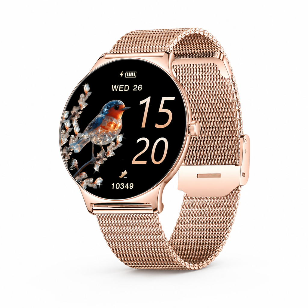 1.43-Inch AMOLED Heart-Rate & Fitness Smartwatch